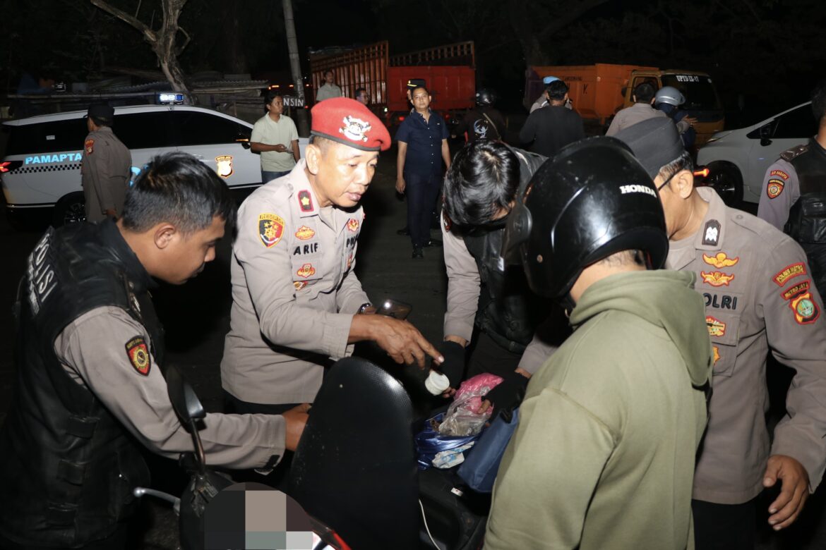 Ops Cipkon Tengah Malam di Kota Tangerang Berujung Penangkapan Terduga Pengedar Sabu