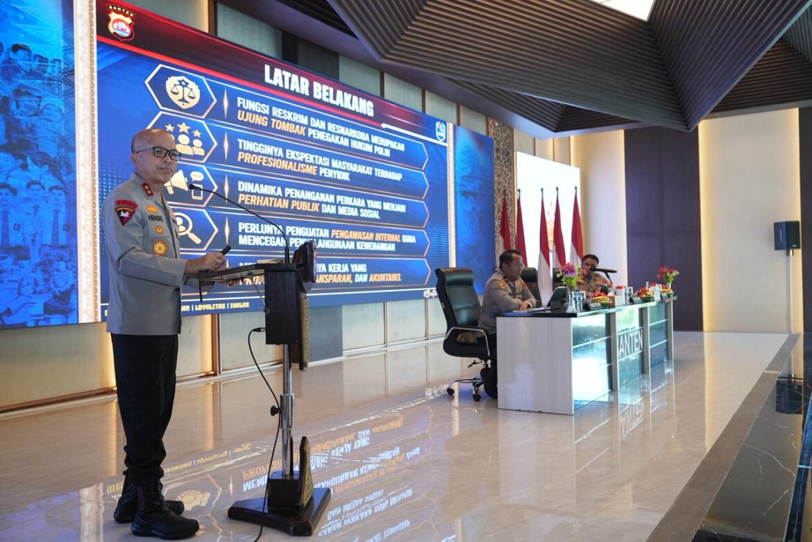 Commander Wish Kapolda Banten Jadi Pedoman Personel Dalam Bertugas