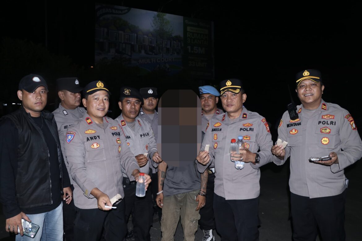 Razia Polres Metro Tangerang Kota Berbuah Penangkapan Pengedar Ganja