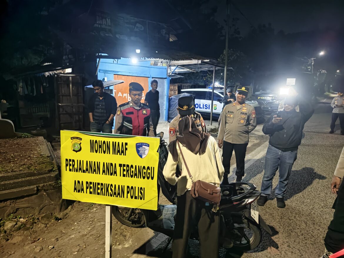Patroli JAGA JAKARTA  Sisir Jalanan Kota Tangerang Dini Hari, Polisi Tekan Angka Kriminalitas