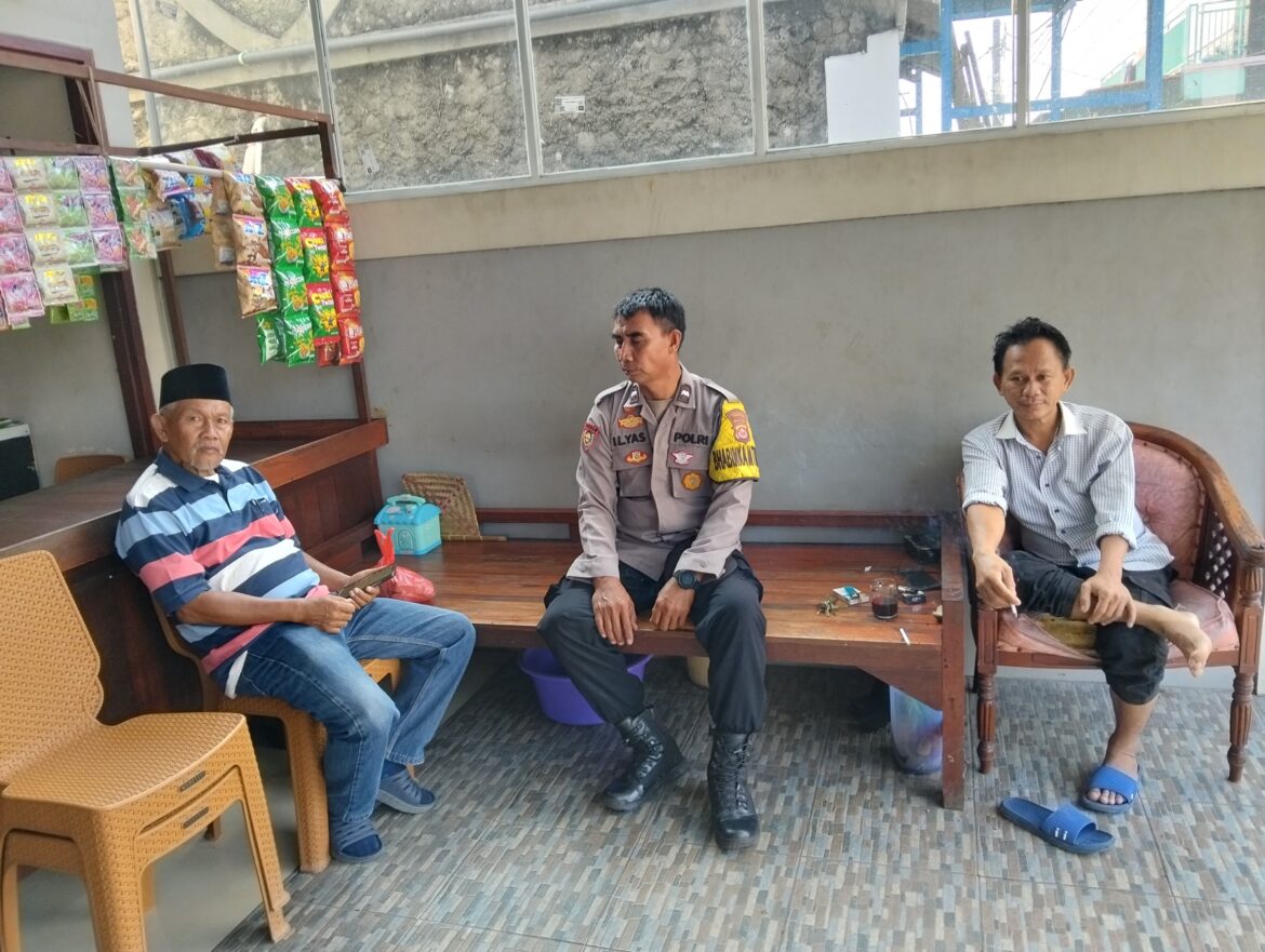 Polsek Cikupa Perkuat Kemitraan dengan Warga Melalui Sambang Pos Satkamling Desa Bojong