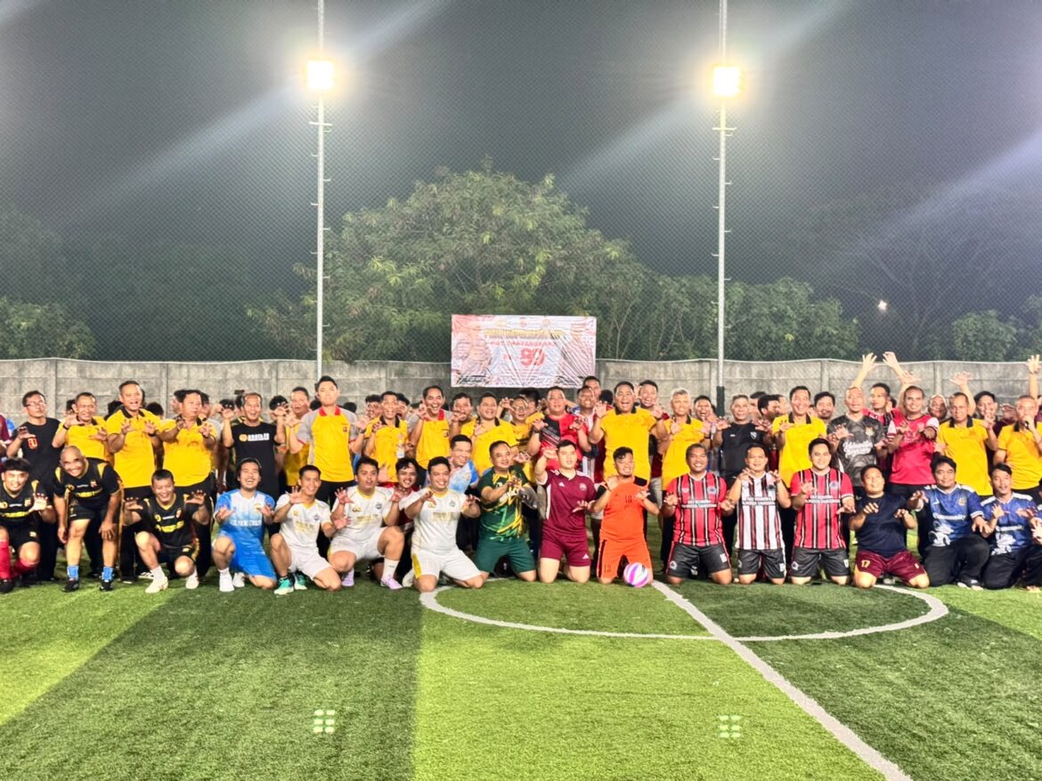 Turnamen Mini Soccer HUT Bhayangkara Pererat Kekompakan Jajaran Polresta