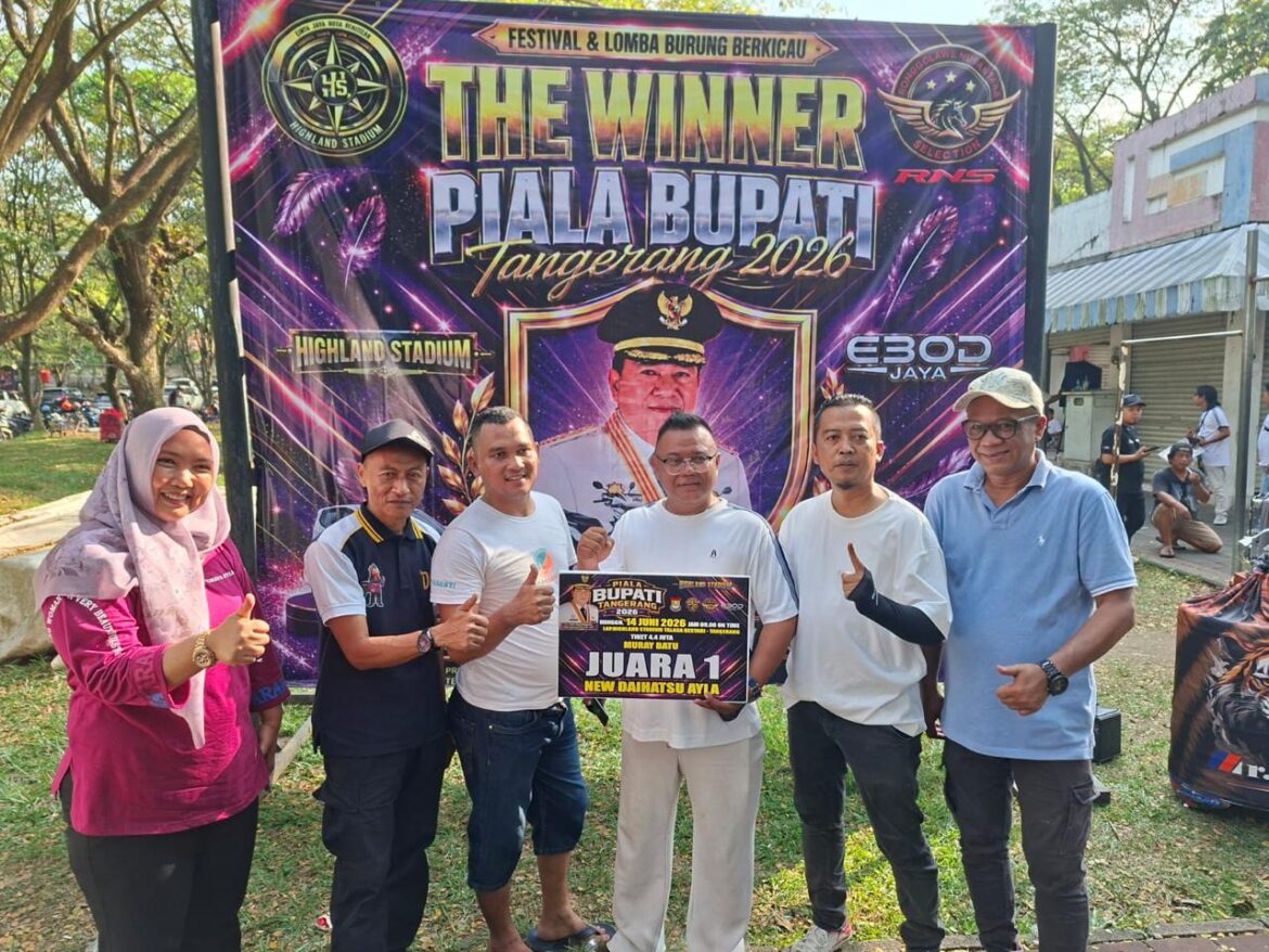 Bupati Tangerang Resmi Buka Kicau Mania Nusantara Bupati Cup 2026, Ribuan Pecinta Burung Meriahkan Ajang Bergengsi