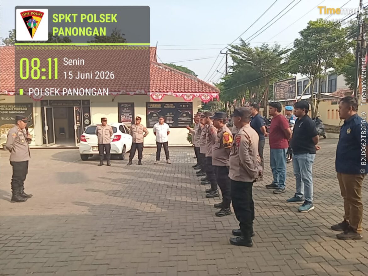 Kapolsek Panongan Pimpin Apel Pagi, Tekankan Kedisiplinan dan Kesiapsiagaan Personel