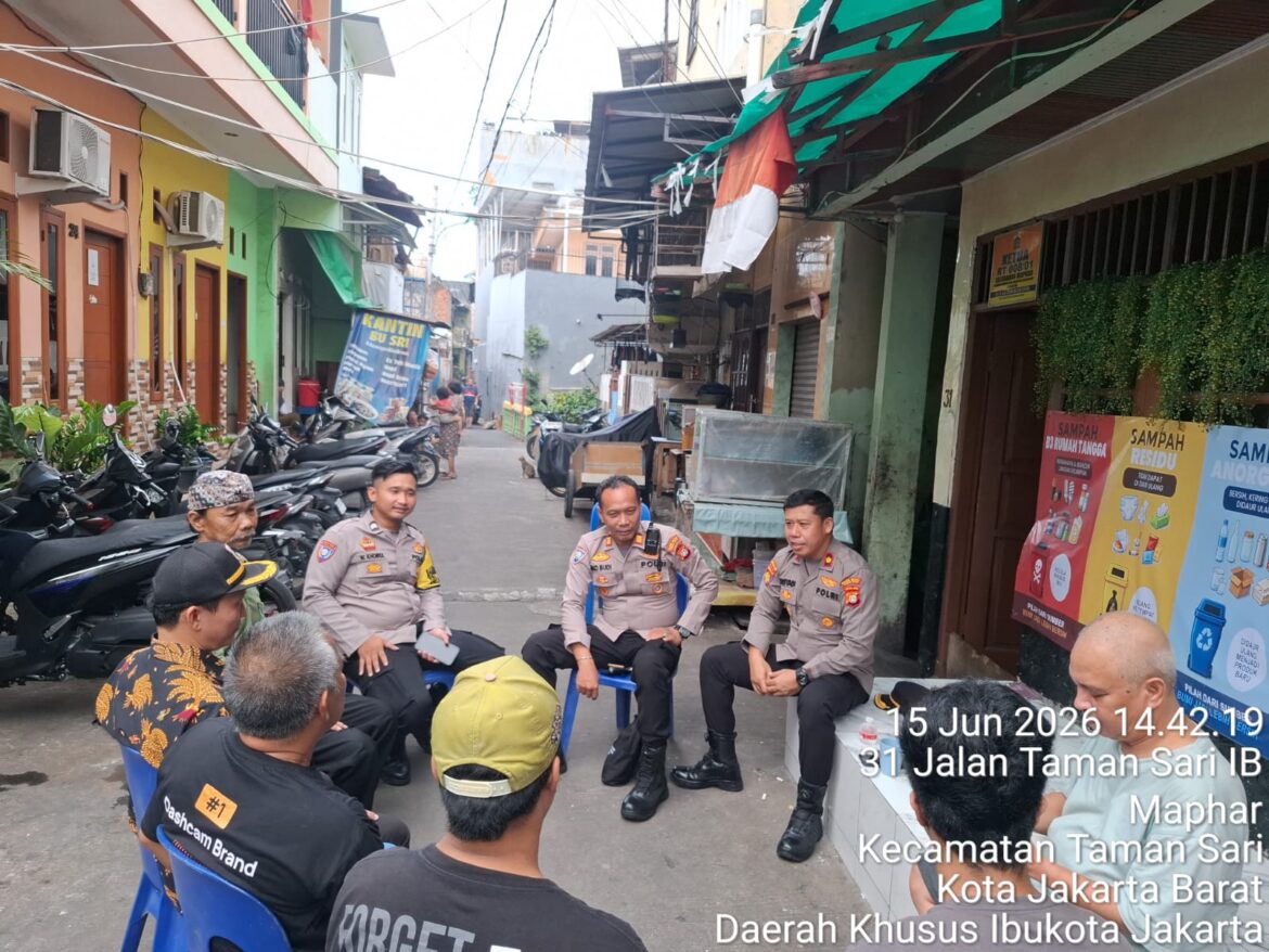 Polsek Metro Tamansari Perkuat Sinergi Warga Lewat Program Jaga Jakarta, Jayakarta On The Spot di Kelurahan Maphar