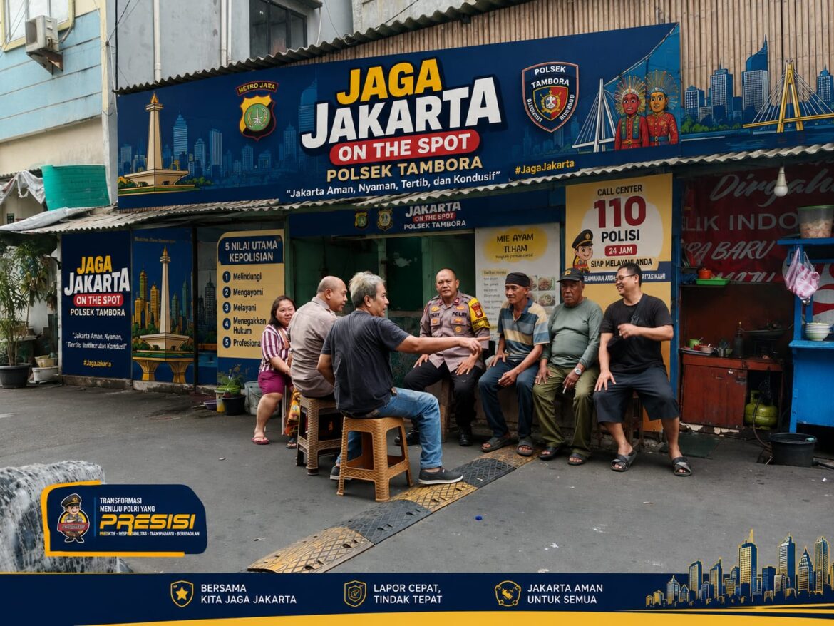 Wakapolsek Tambora Tatap Muka dengan Warga Angke, Bangun Sinergi Ciptakan Lingkungan Aman melalui Jaga Jakarta, Jayakarta On The Spot