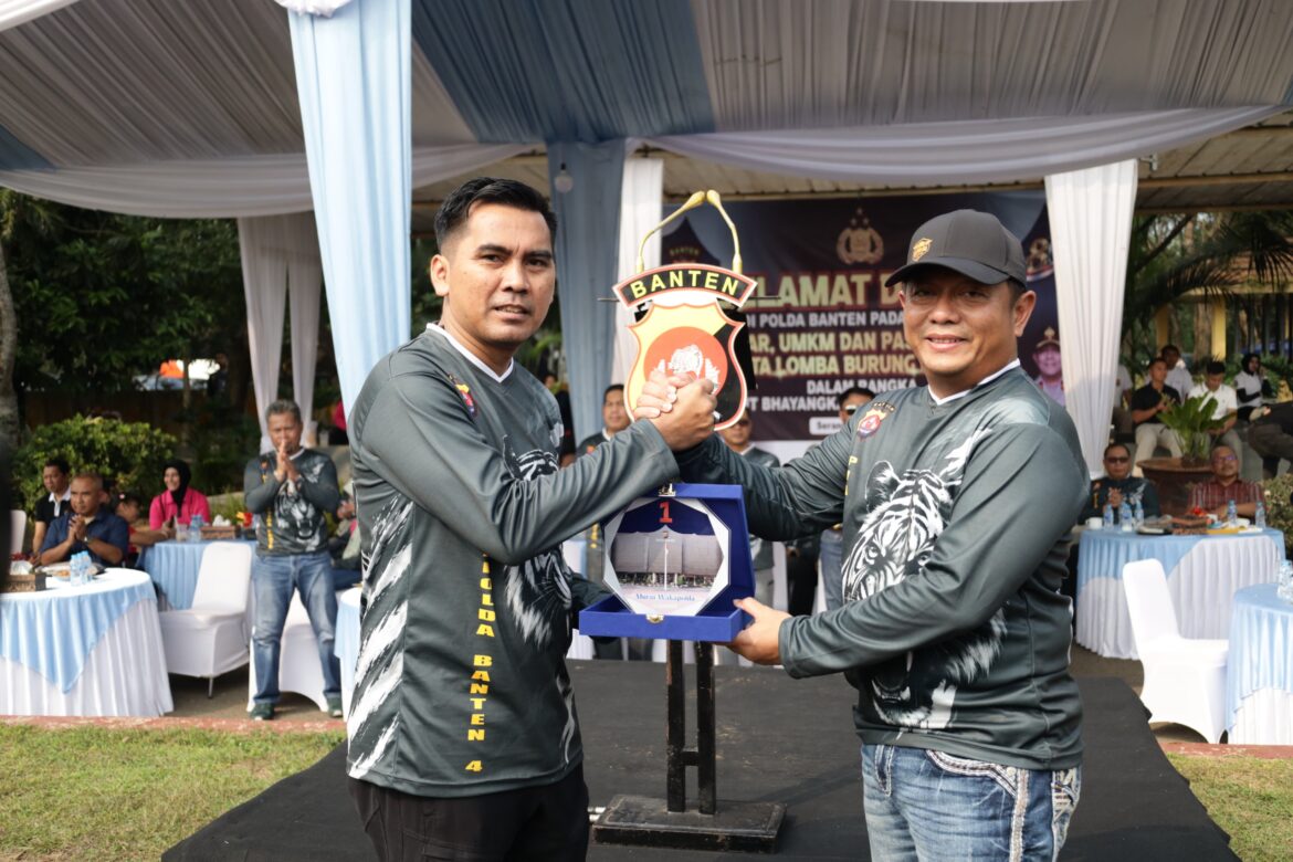 Semarak Hari Bhayangkara ke-80, Polda Banten Banten Gelar Bazar UMKM, Pasar Rakyat dan Lomba Kicau Burung