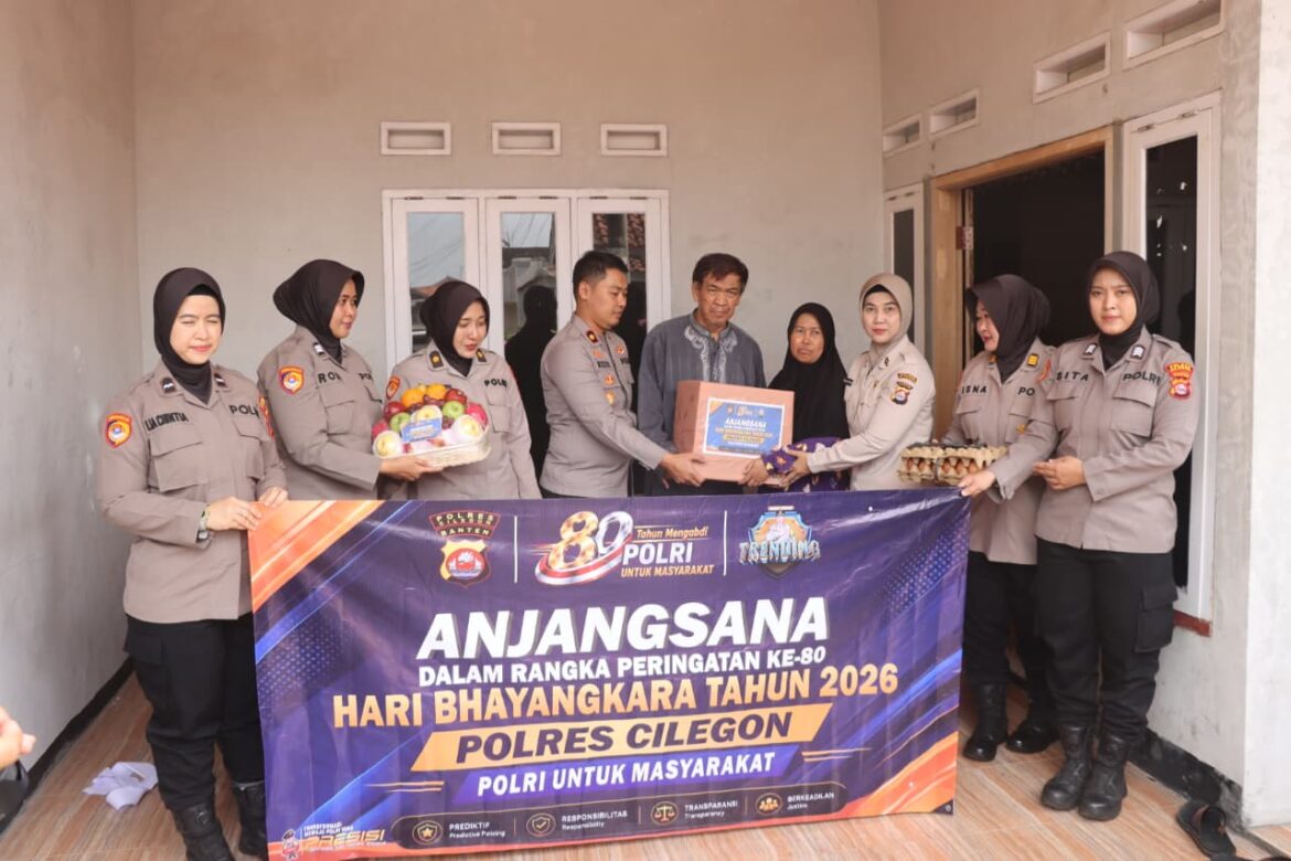 Sentuhan Kepedulian di HUT Bhayangkara ke-80, Polres Cilegon Gelar Anjangsana dan Bhakti Sosial untuk Purnawirawan serta Difabel