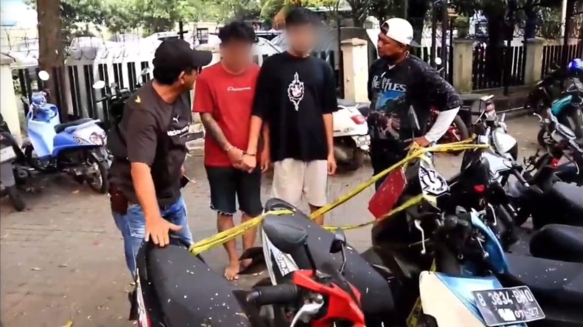 Polsek Kalideres Ringkus Dua Pelaku Curanmor, Hasil Kejahatan Dipakai Beli Narkoba