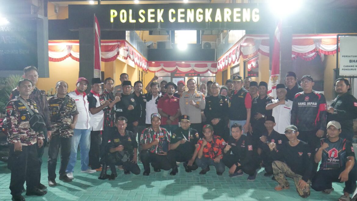 Kapolsek Cengkareng Rangkul Ormas, Perkuat Sinergi Jaga Kamtibmas di Wilayah