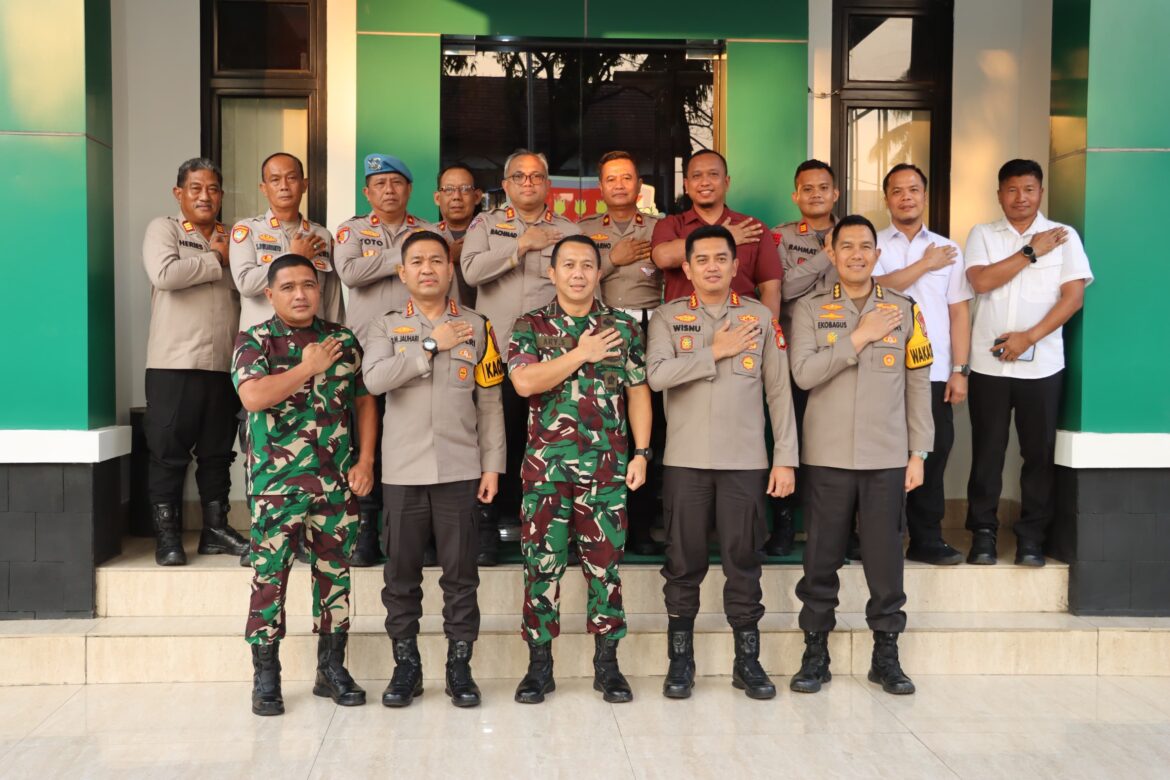 Kapolres Metro Tangerang Kota Pererat Sinergi dengan Dandim 0506/Tangerang, Komitmen Jaga Kondusivitas Tangerang Raya