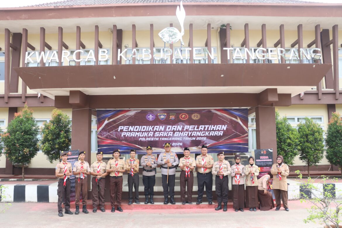 Buka Diklat Saka Bhayangkara, Kapolresta Tangerang Ajak Generasi Muda Jadi Pelopor Disiplin dan Kamtibmas