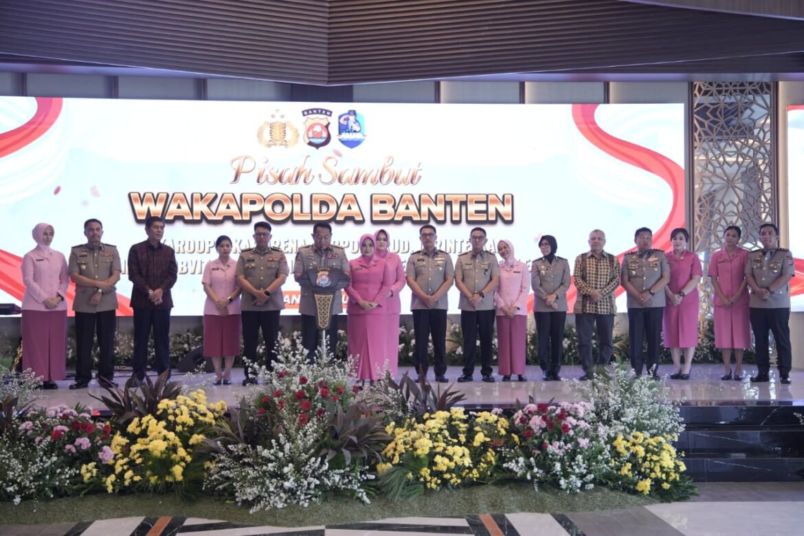 Hadiri Sertijab Wakapolda Banten, Kapolresta Tangerang Tegaskan Komitmen Perkuat Soliditas Jajaran