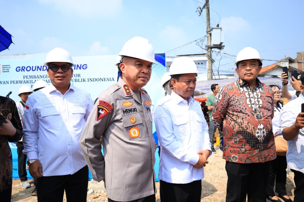 Kapolda Banten Hadiri Ground Breaking Pembangunan Gedung Kantor DPD RI di Ibu Kota Provinsi Banten