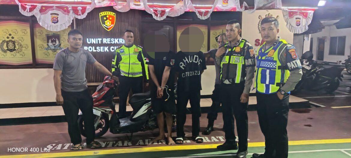 Blue Light Patrol Satlantas Polresta Tangerang Gagalkan Aksi Curanmor, Dua Pria Diamankan