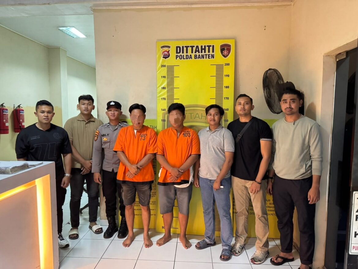 Ditreskrimum Polda Banten Tetapkan Dua Tersangka Kasus Aksi Anarkis dan Penghasutan di Balaraja