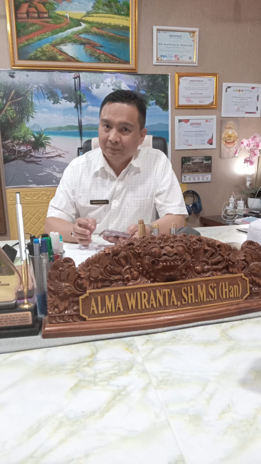 Kabag Hukum dan HAM Siapkan Laporan Terhadap Irianto Ke Polresta Bogor Kota Terkait Delik Pencemaran Nama Baik