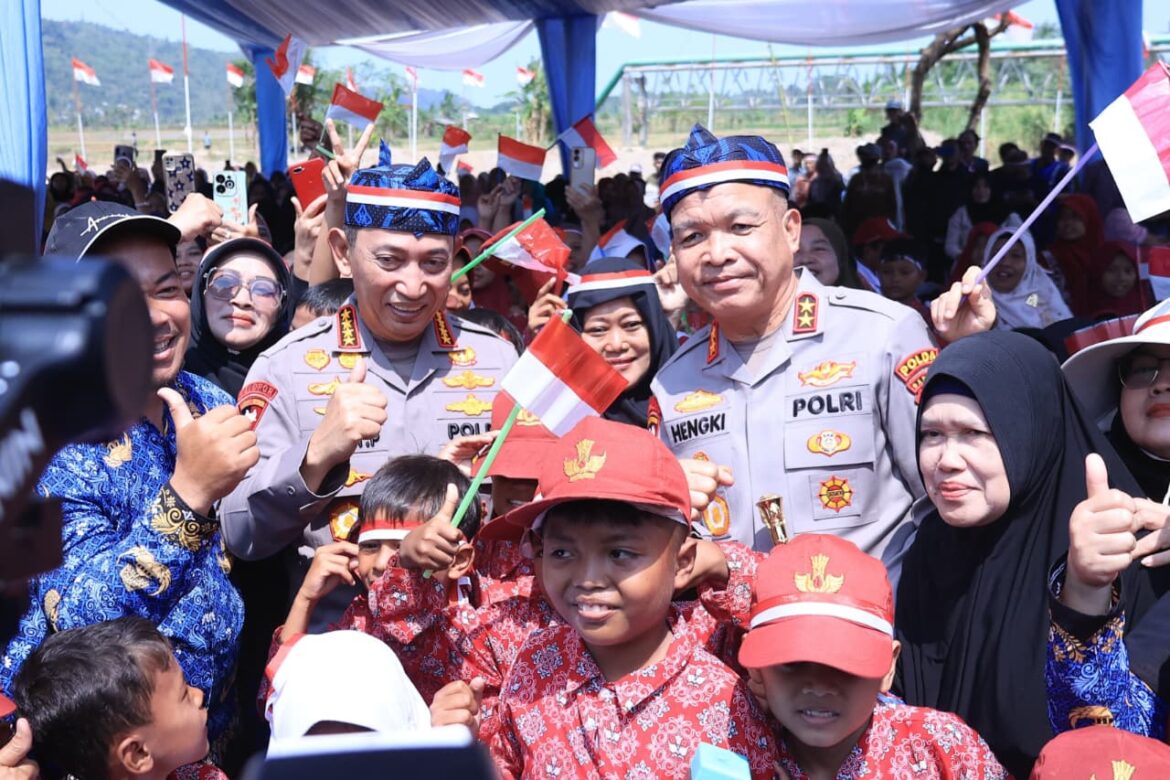 Kapolri Resmikan 895 Jembatan Merah Putih Presisi Berikan Manfaat bagi 2 Juta Masyarakat