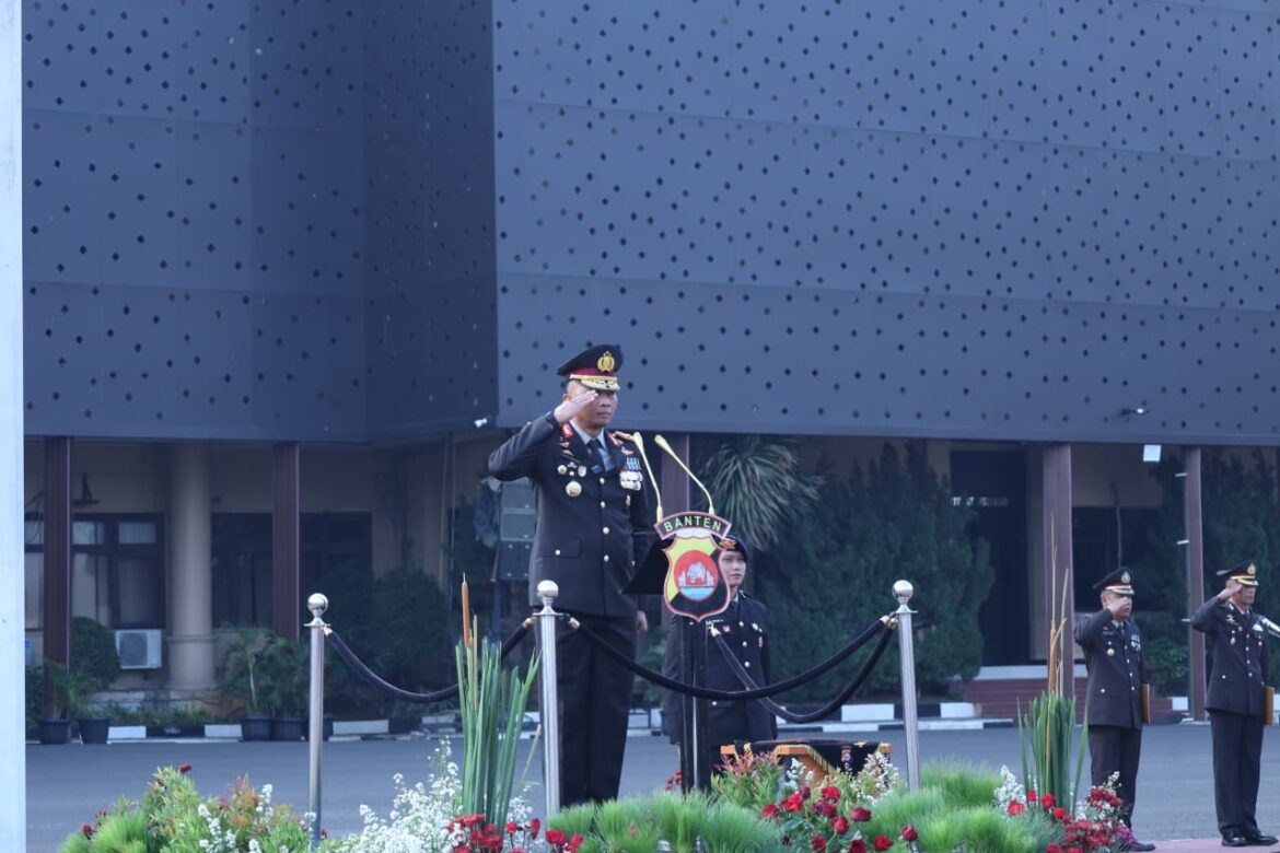 Semangat “Indonesia Berdaulat, Adil, dan Makmur” Menggema di Upacara HUT ke-81 RI di Polda Banten