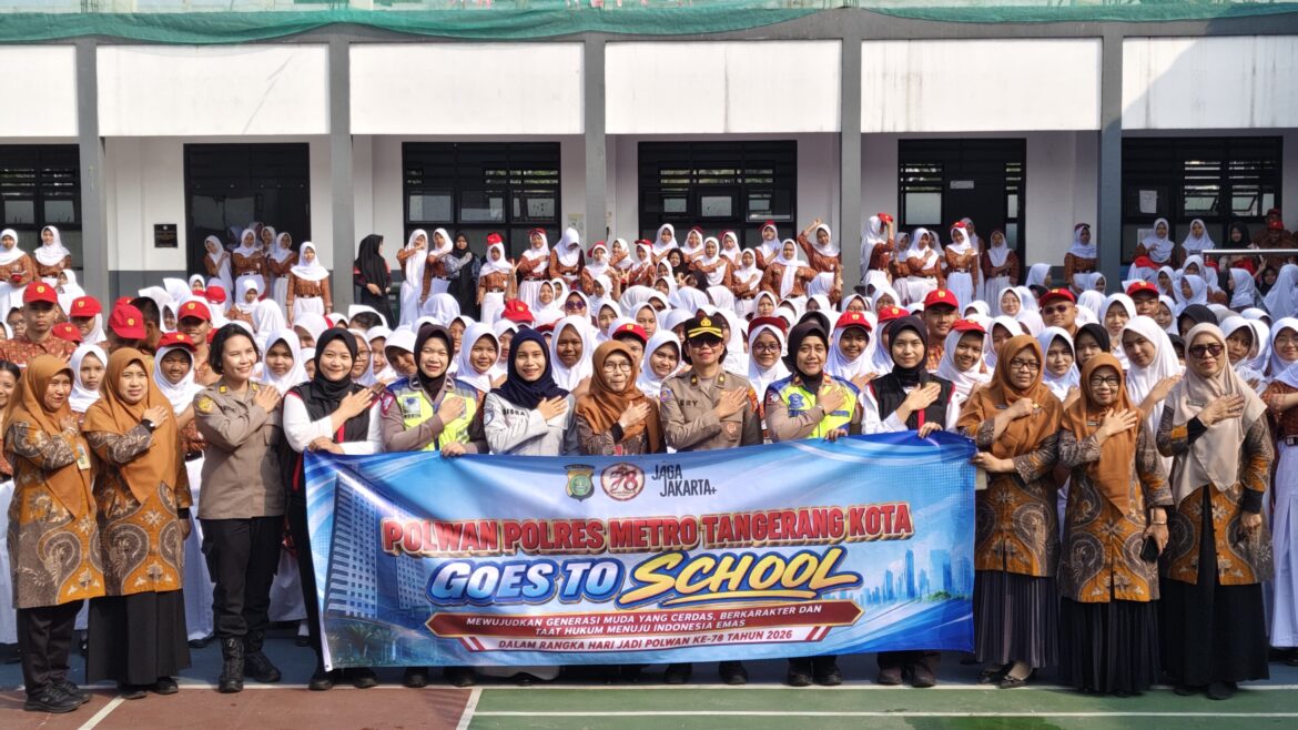Polwan Goes to School, 810 Siswa SMA 11 Tangerang Dapat Edukasi Lalu Lintas hingga Bahaya Bullying