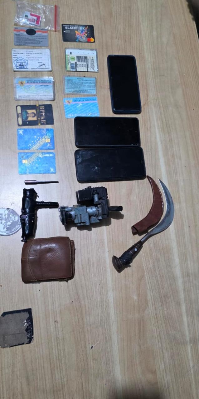 Belum Sempat Beraksi, Pelaku Curanmor Bawa Celurit Dicokok Jatanras Polres Metro Tangerang Kota