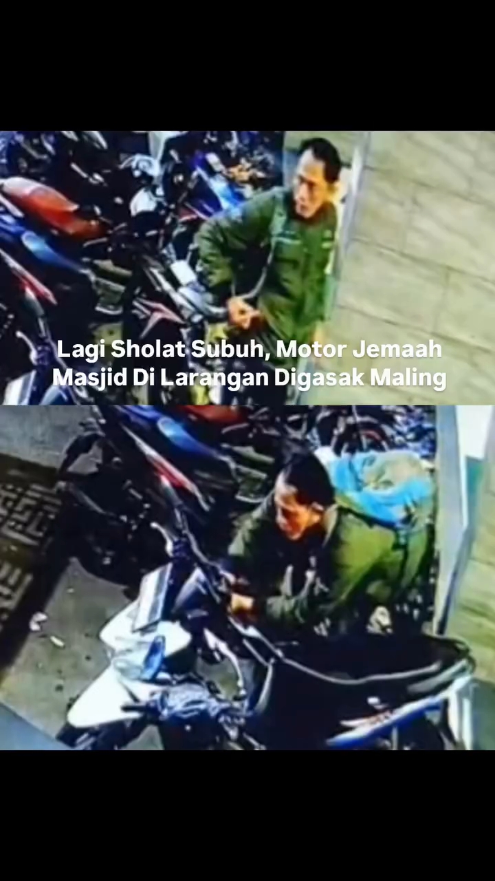 Setahun Curi Motor Jamaah Masjid, 2 Pelaku Curanmor Diciduk