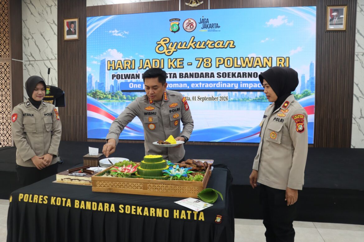 Polresta Bandara Soetta Gelar HUT Polwan Ke-78 Penuh Khidmat