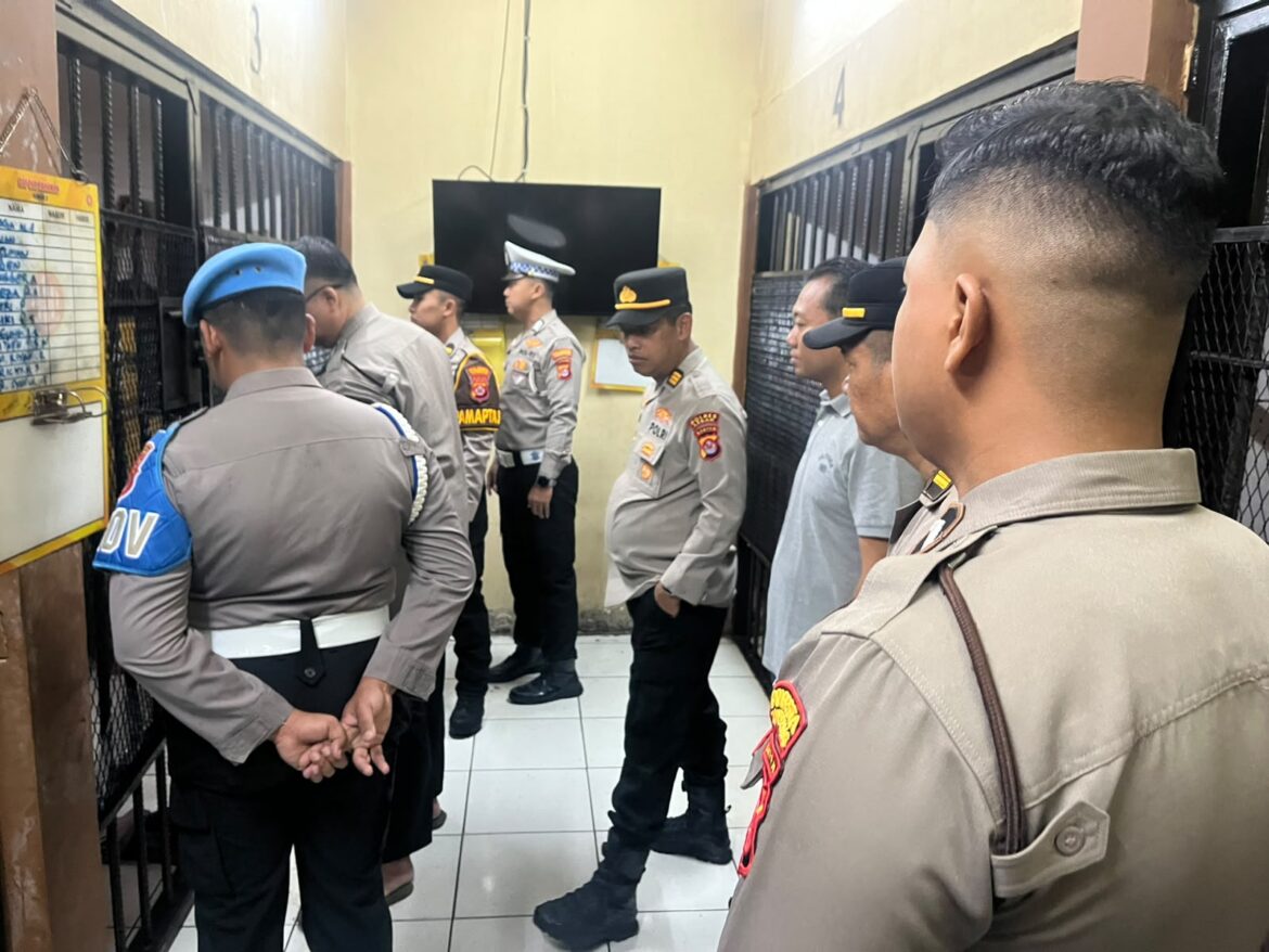 Sipropam Pastikan Kondisi Tahanan dan Rutan Terpantau