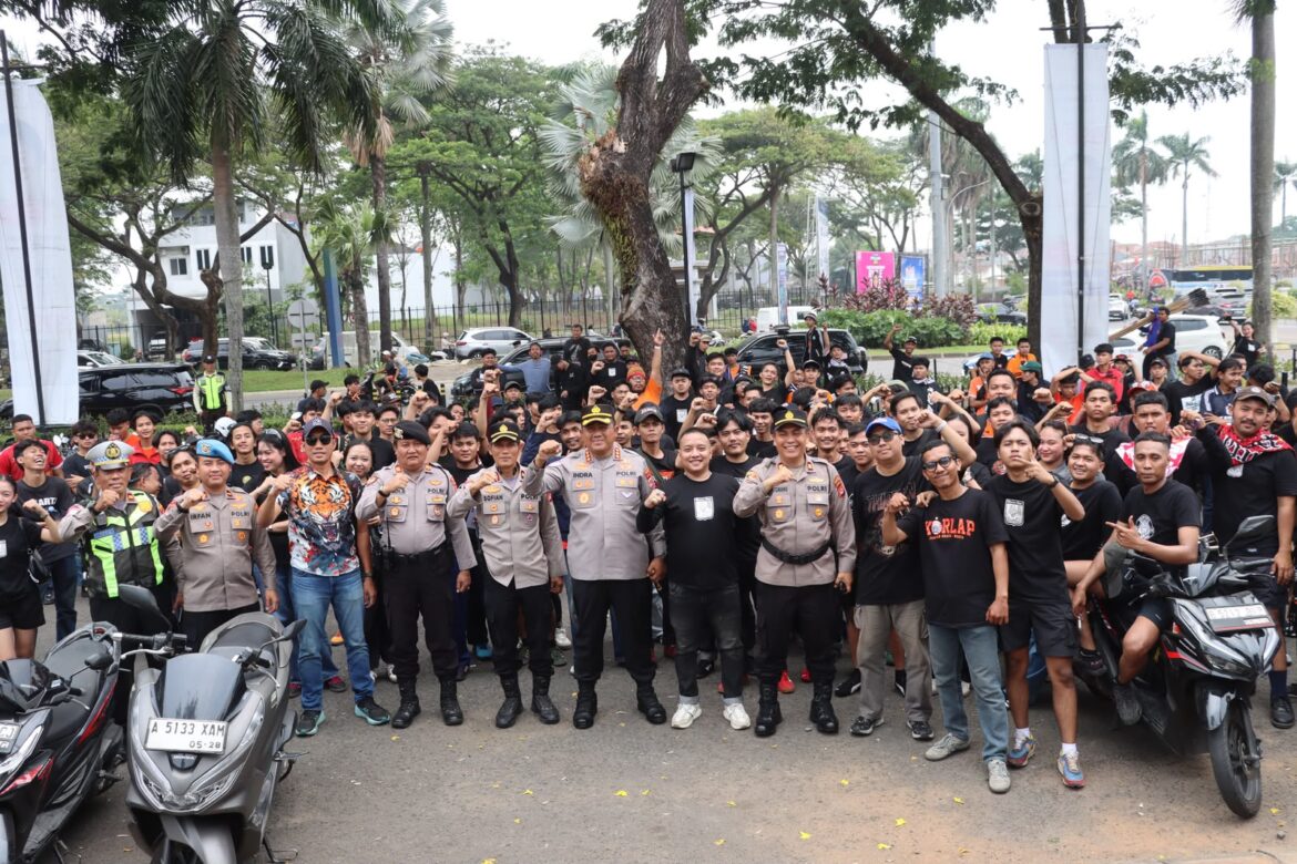 Jelang Laga Persija vs Persib, Polresta Tangerang Cek Titik Keberangkatan Suporter, Amankan Nobar