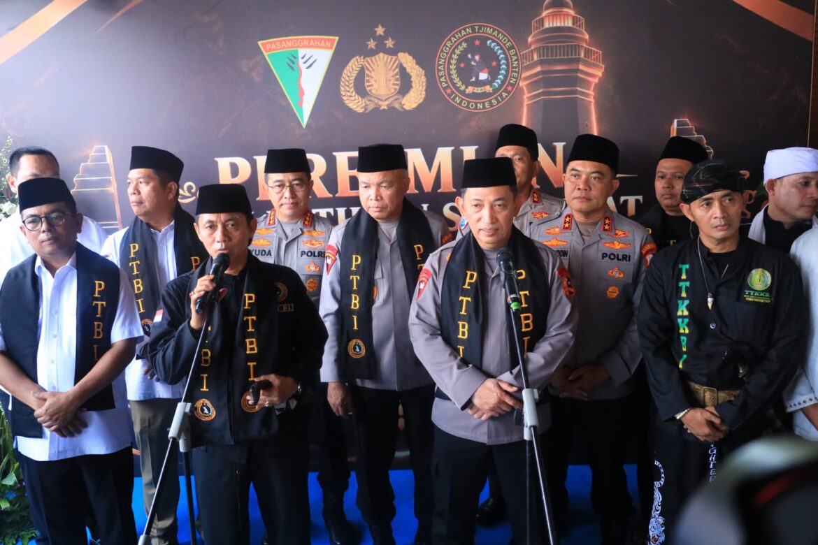 Kapolri Resmikan Balai Latihan Seni Silat PTBI, Perkuat Pelestarian Silat dan Budaya Banten