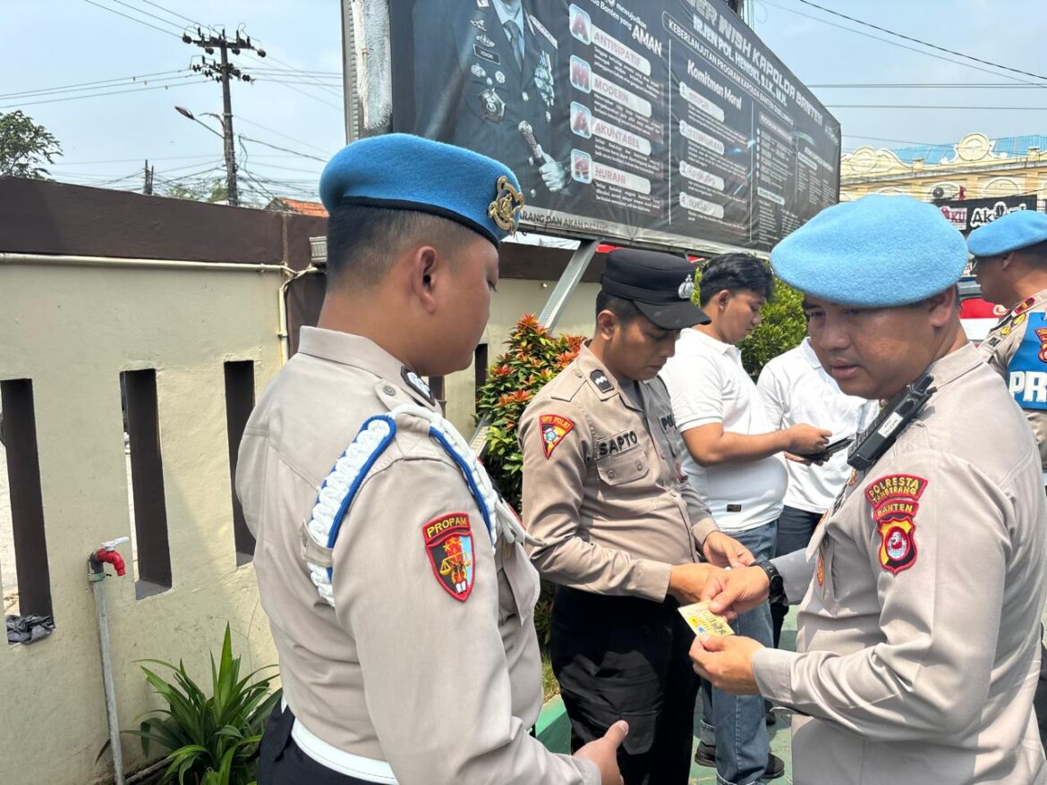 Sipropam Perkuat Disiplin Personel Lewat Gaktibplin di Cisoka