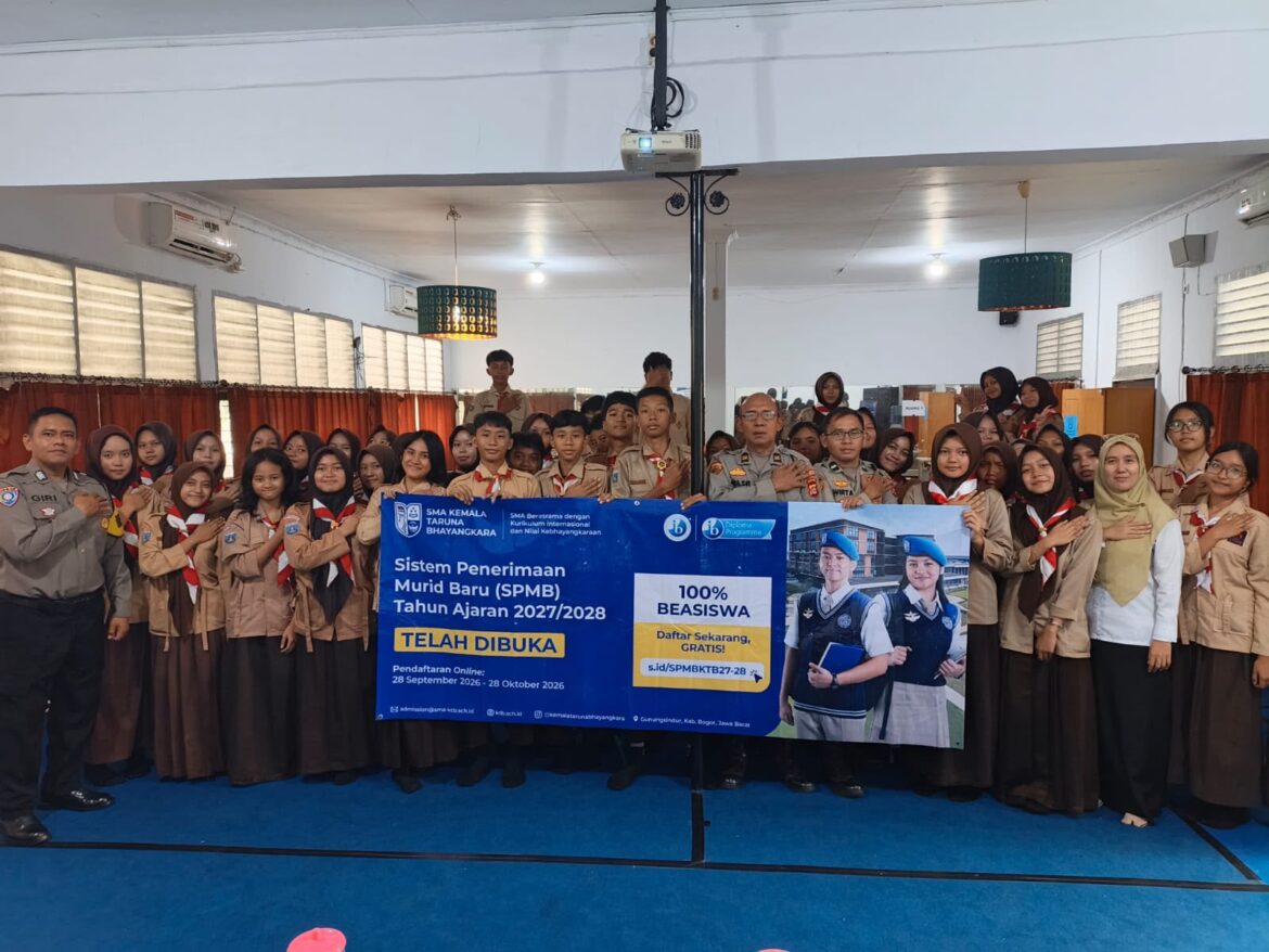 Sambangi Dua SMPN di Tigaraksa, Personel Polresta Tangerang Sosialisasikan Pendaftaan SPMB SMA Kemala Taruna Bhayangkara