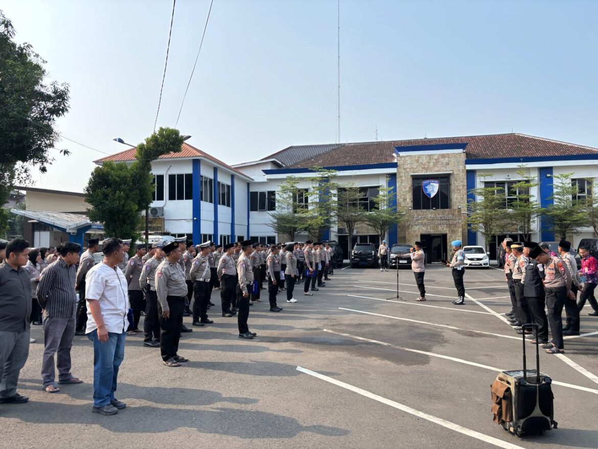 Sipropam Kawal Apel Pagi, Pastikan Personel Siap Bertugas