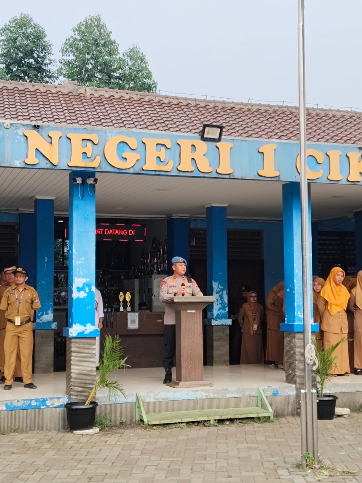 Sipropam Polresta Tangerang Hadir di Sekolah, Tanamkan Disiplin dan Karakter Positif