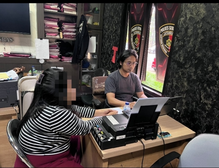 ‎Polres Serang Amankan Pelaku Penipuan Berkedok Lowongan Kerja