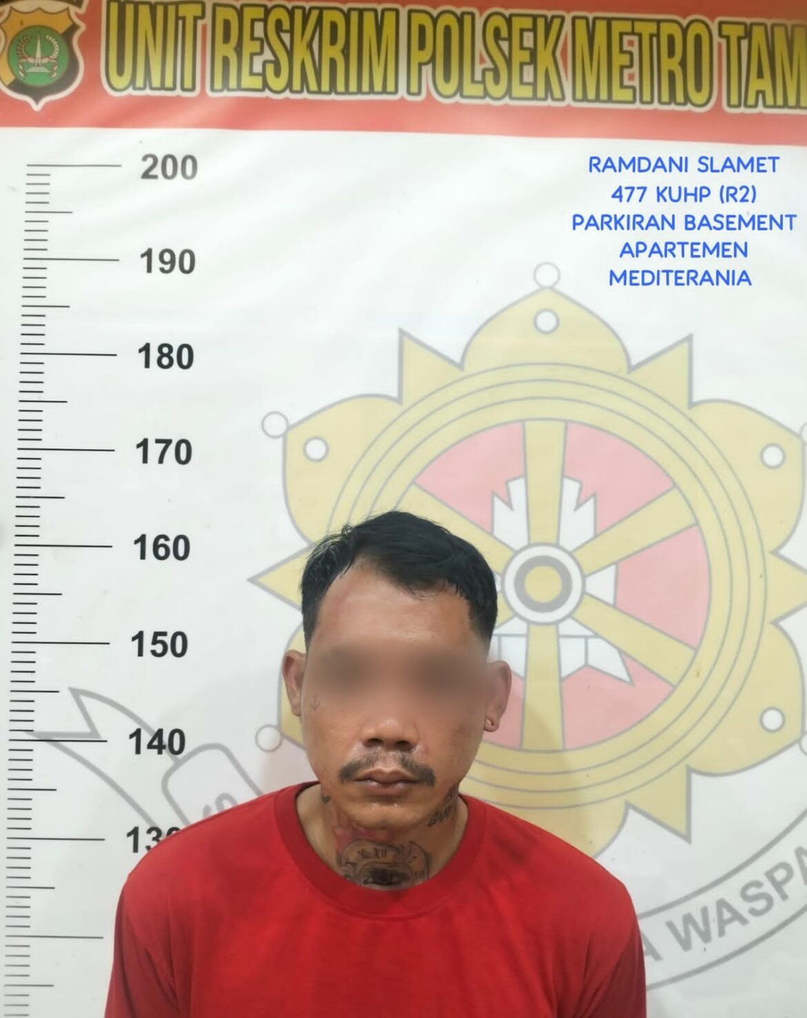 Bermodal Kunci Motor Sendiri, Pria ini Diduga Coba Curi Honda Vario di Parkiran Apartemen di Tamansari Jakbar