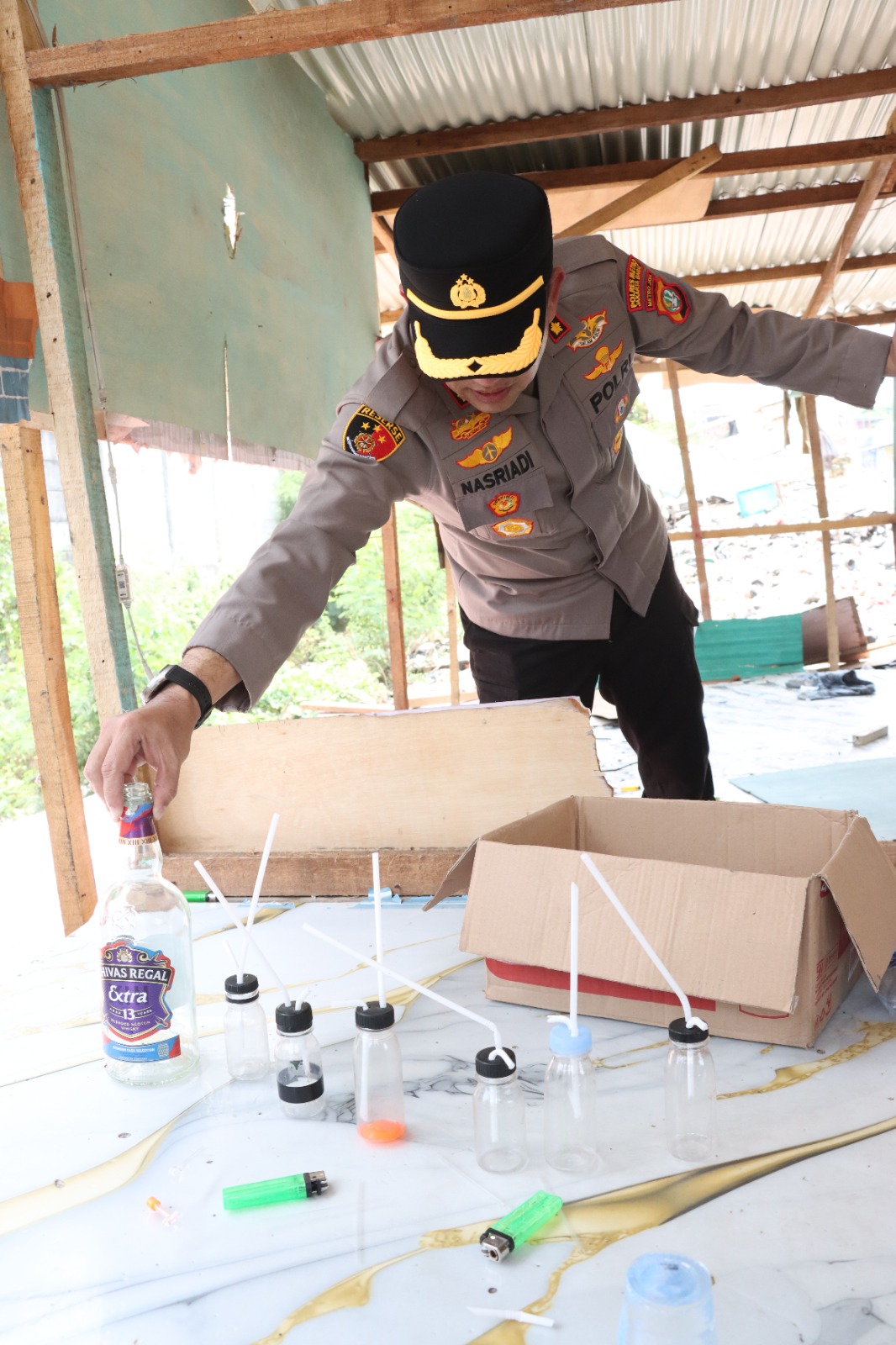 Kapolres Jakbar Kombes Pol Nasriadi Pimpin Penertiban Kampung Ambon, 30 Lapak Diduga Sarang Penyalahgunaan Narkoba Dibongkar