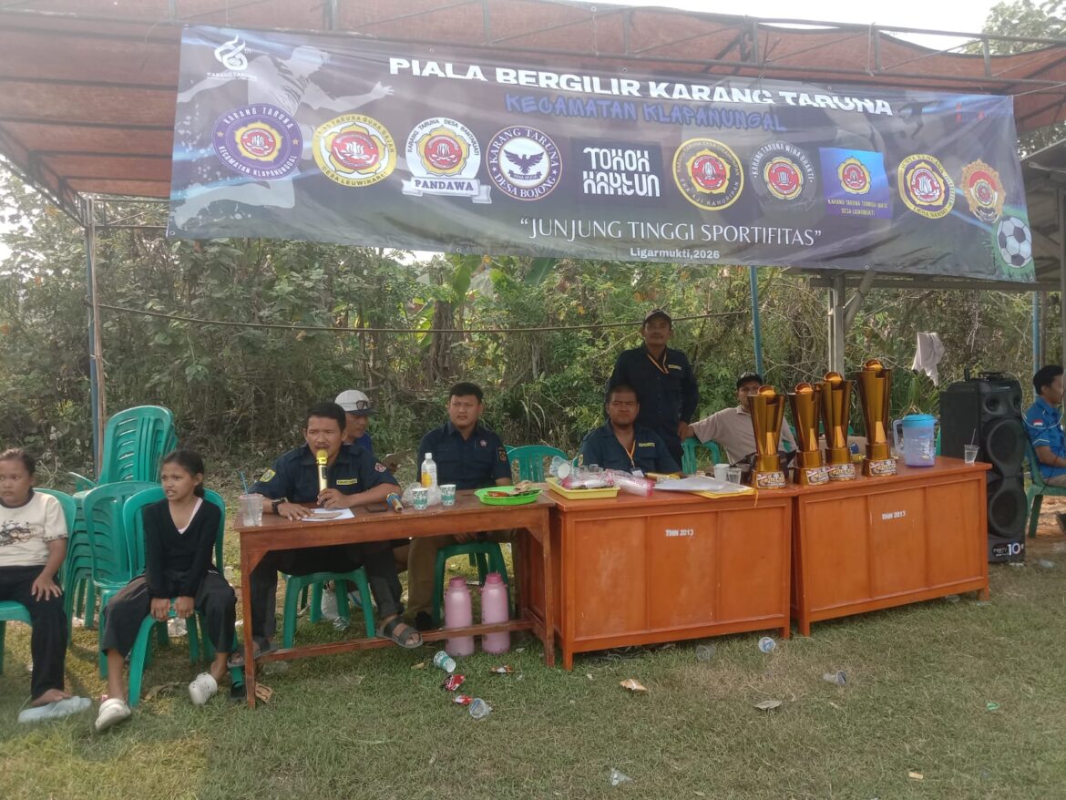 Piala Bergilir Karang Taruna Linggar Mukti 2026 Junjung Tinggi Sportivitas, Dirangkai Santunan 38 Anak Yatim