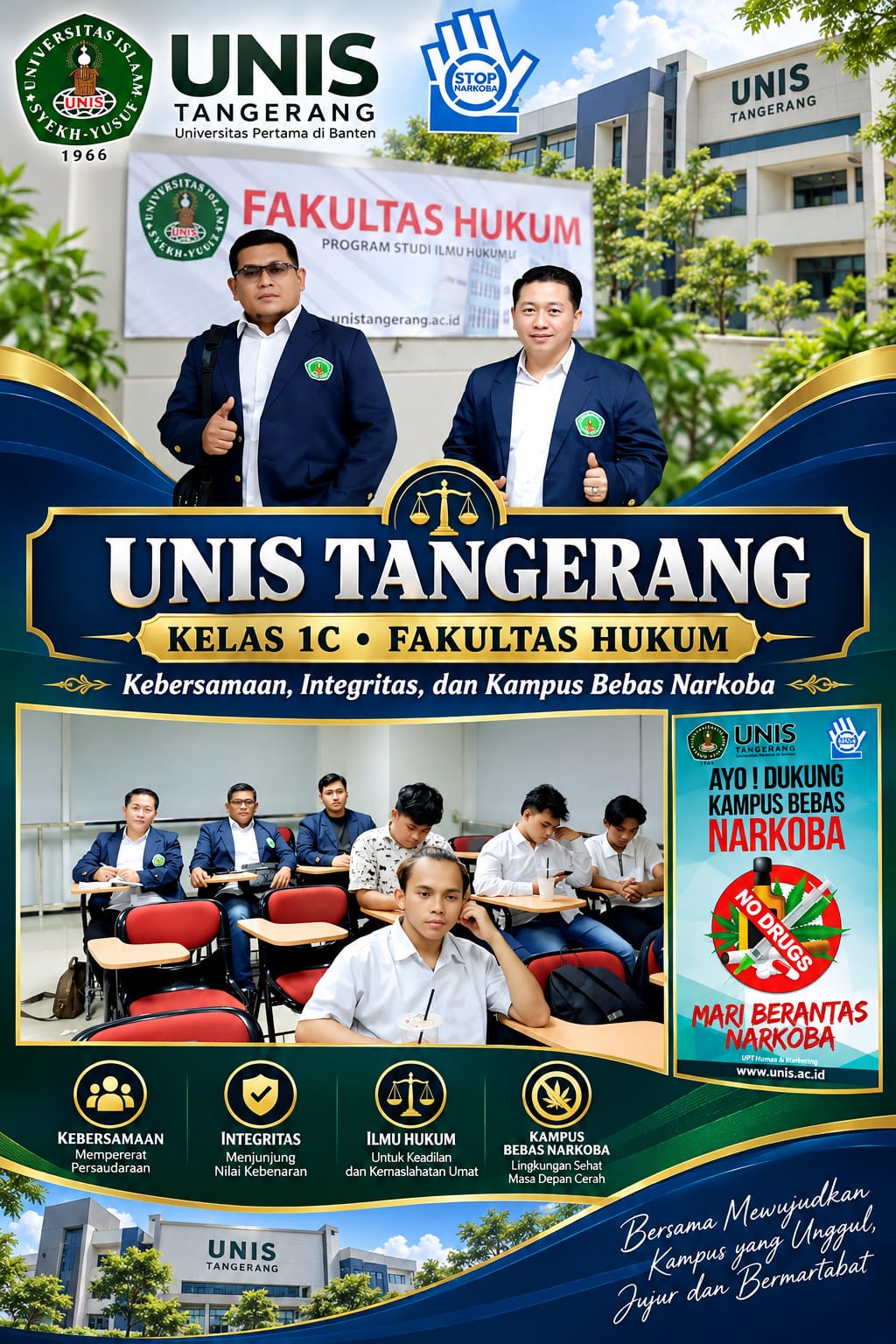 ​Ayo Dukung Kampus Bebas Narkoba! Langkah Tegas Unis Tangerang Lindungi Masa Depan Mahasiswa
