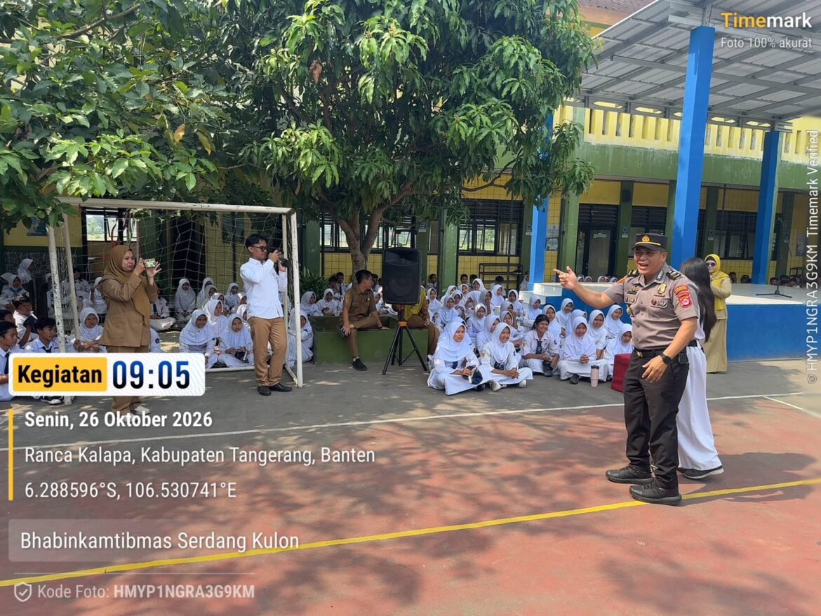 Poldik Polsek Panongan Berlanjut Pemeriksaan Kesehatan Siswa Bersama Puskesmas