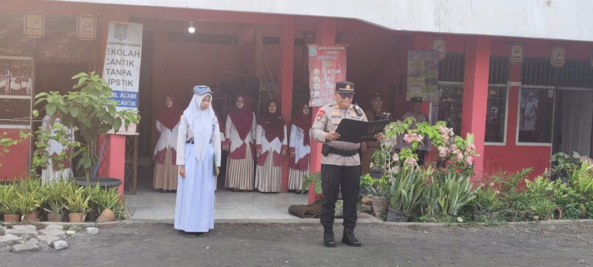 Kapolsek Pasar Kemis Jadi Pembina Upacara di Sekolah Kirana Talenta, Sampaikan Pesan Kamtibmas