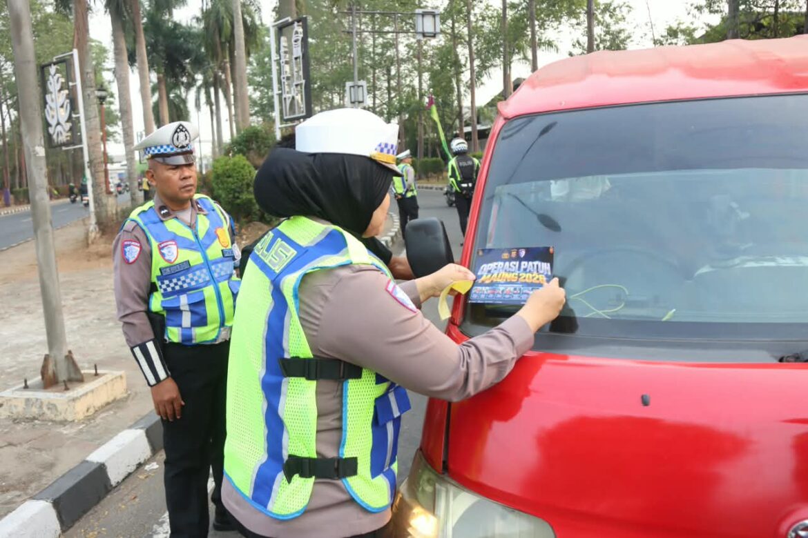 Hari Kedua Operasi Patuh Maung 2026, Polresta Tangerang Gencarkan Sosialisasi Tertib Berlalu Lintas