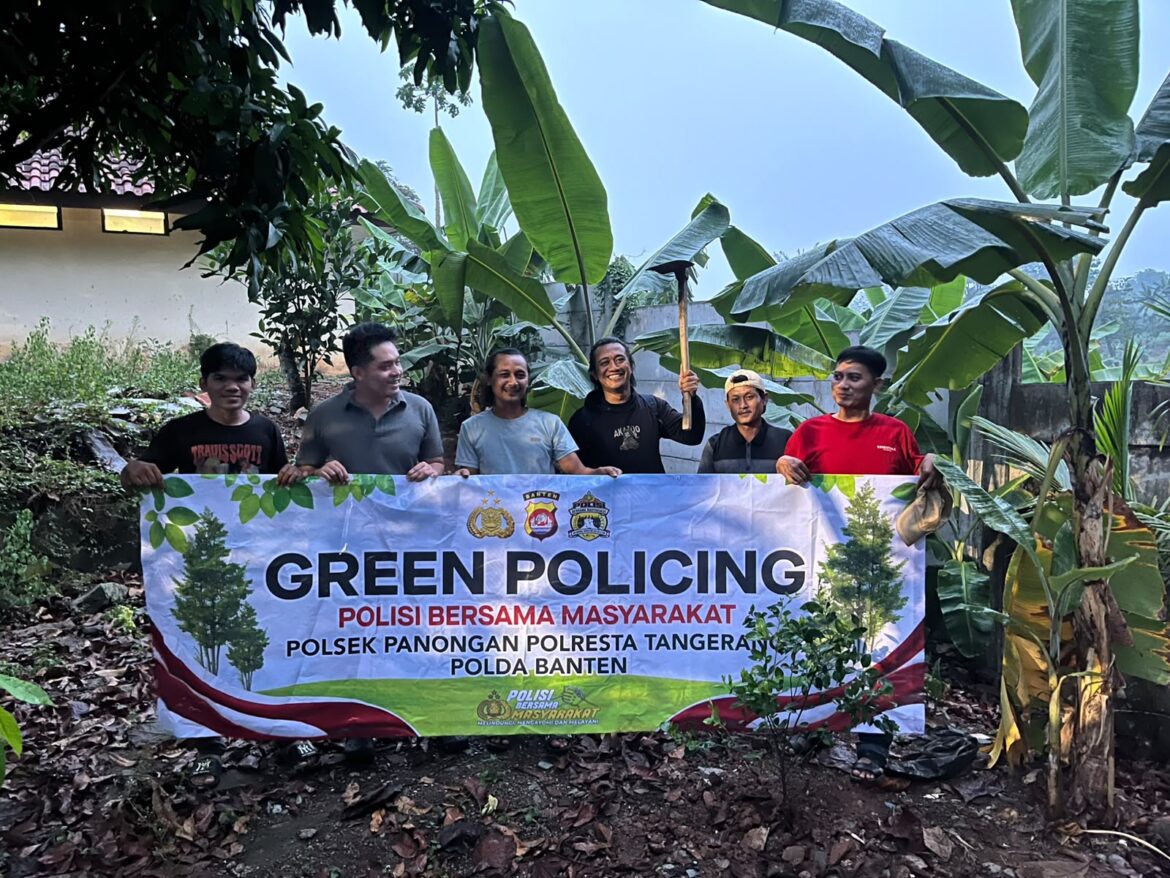 Dukung Green Policing, Polsek Panongan Ajak Masyarakat Peduli Kelestarian Lingkungan